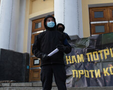 Вінницький Нацкорпус організував акцію протесту проти колаборантів