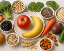 Продукти для здорового харчування, зображення згенероване ШІ