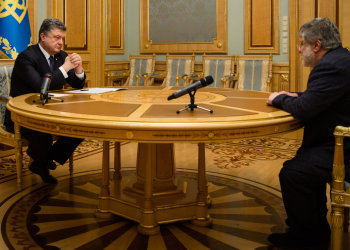 Петро Порошенко та Ігор Коломойський