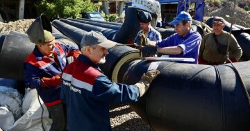Ремонт тепломережі у Львові: гаряча вода