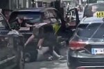 Побиття таксистів у Відні, скріншот з відео