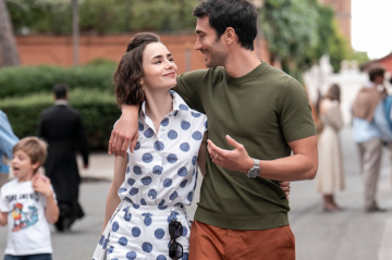 Эмили и Марчелло, кадр из сериала "Эмили с Париже"