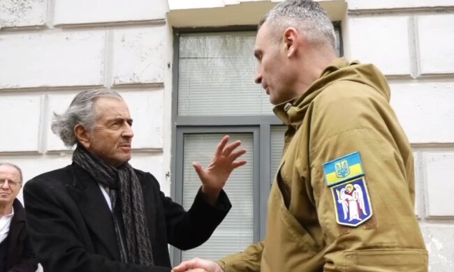 Віталій Кличко і Бернар-Анрі Леві