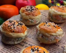 Закуска з червоною рибою, кадр з відео