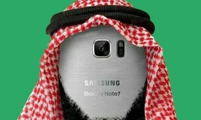 Взрывоопасный Samsung Galaxy Note 7  высмеяли в фотожабах