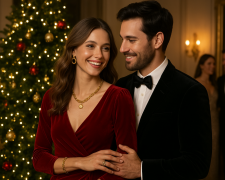 Новий рік, ялинка, закохані, фото: Знай.ua