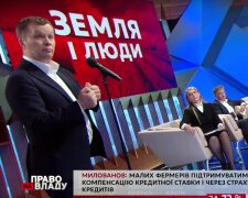 Министр сельского хозяйства Милованов в программе "Право на власть"