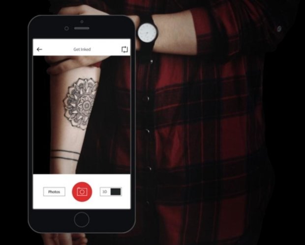 Приміряти татуювання можна за допомогою смартфона (відео)