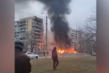 Ракетний удар по Дніпру, скріншот: Youtube