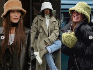 Модные головные уборы на зиму. Фото Instagram
