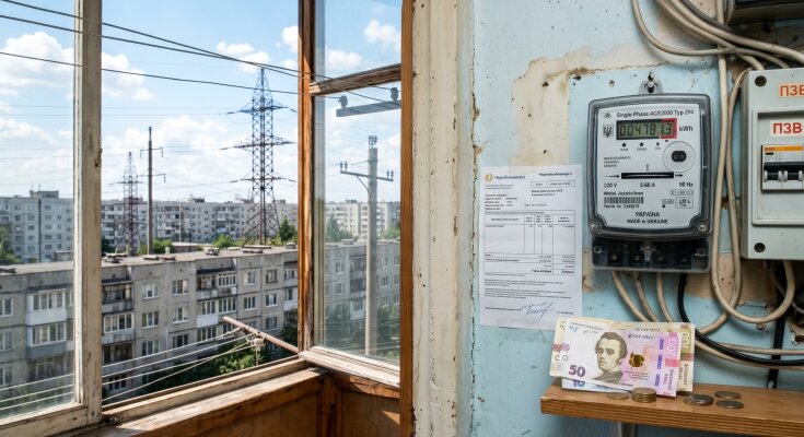 електроенергія графіки відключень Укренерго лічильник