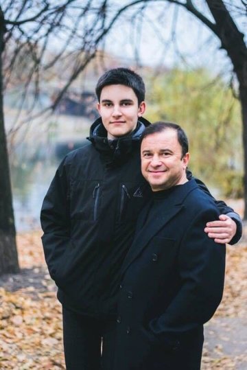 Віктор Павлік з сином Павлом