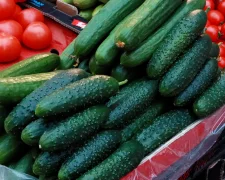 Огірки на ринку: фото Тернопольські новини