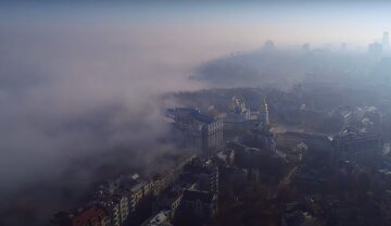 Туман у Києві, кадр з відео, зображення ілюстративне: YouTube