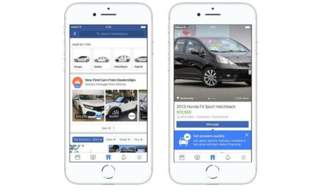 Facebook допоможе вам з покупкою авто