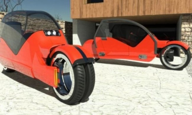 Розробники винайшли авто-трансформер з двох мотоциклів