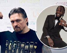 Олександр Усик та Деонтей Вайлдер
