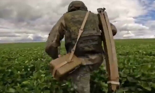 Российские оккупанты, фото: скриншот из видео