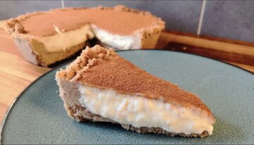 Молочный тарт: фото скрин Ютуб