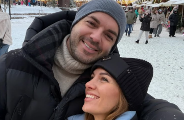 Григорий Решетник с женой Кристиной, фото из соцсетей