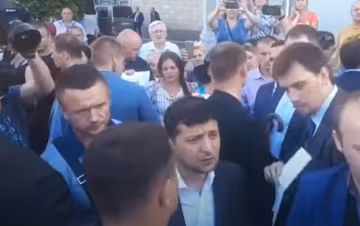Зеленский, скриншот из видео
