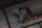 Бійка в Аксу, кадр з відео
