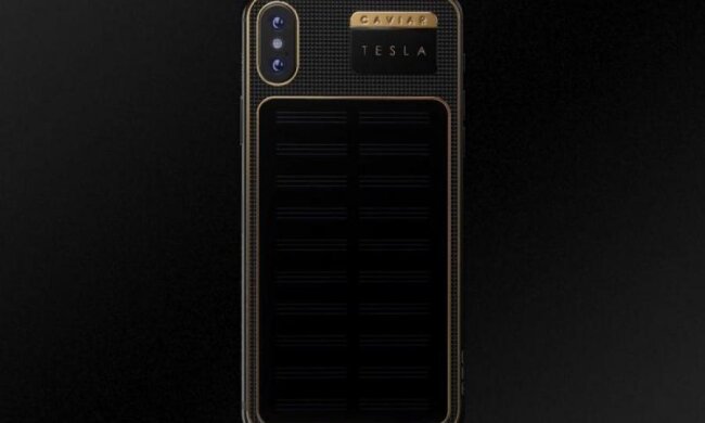 З жиру бісяться: iPhone X Tesla оздобили золотими вставками