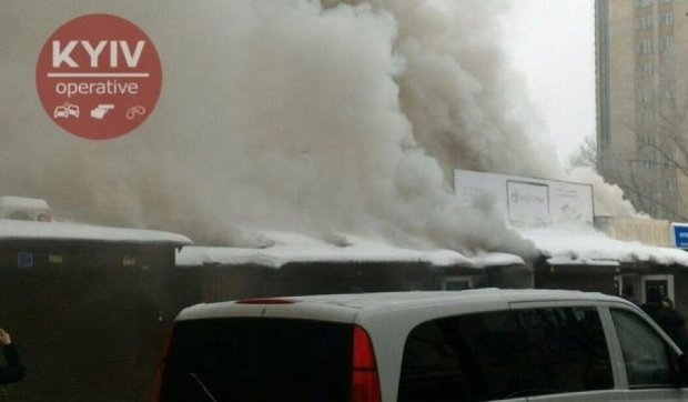 В Киеве горел крупнейший радиорынок Украины - ЗНАЙ ЮА