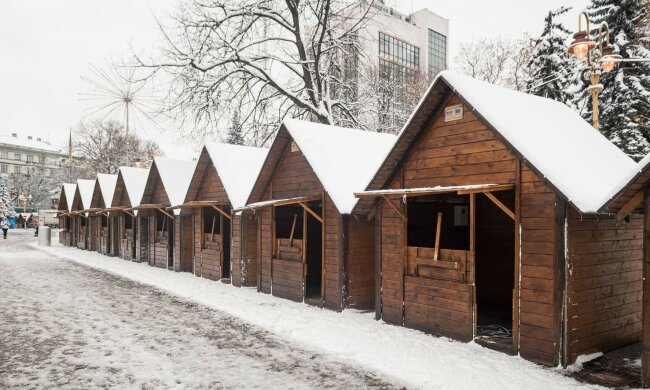 Сніг у Франківську, фото "Галка"