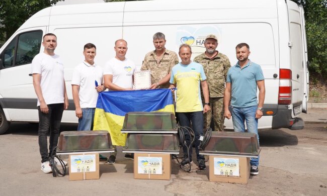 БФ молодіжної ініціативи «Надія» передав системи РЕБ, тепловізори, засоби живлення та звʼязку на донецький напрямок