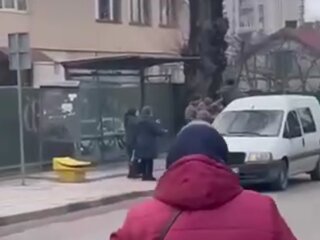 мобілізаційні заходи ТЦК у Львові \ кадр з відео