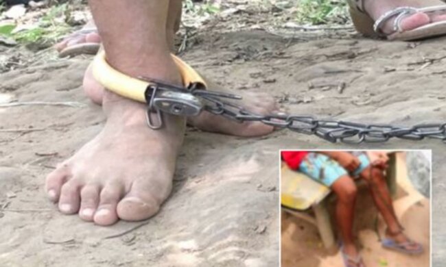 Бабуся і дідусь прикували дівчинку ланцюгом