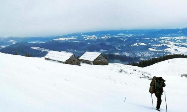 Захватывающе: невероятную красоту заснеженных Карпат запечатлели на камеру