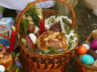 Великодній кошик, зображення з вільних джерел