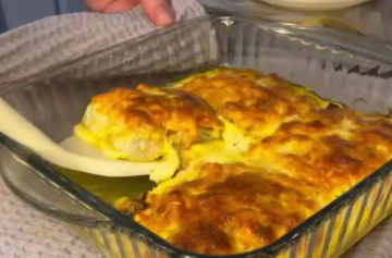 Минтай под сырной подушкой, кадр из видео