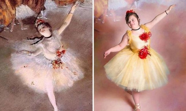 Дети с синдромом Дауна появились на всемирно известных картинах  (фото)  