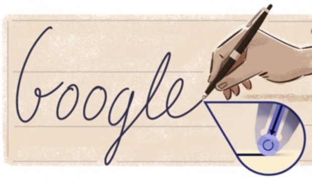 Google почтил изобретателя шариковой ручки