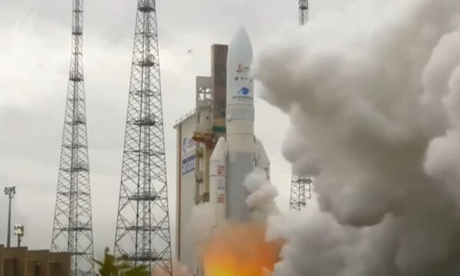 "Джеймс Вебб" запущений в космос, фото: Twitter