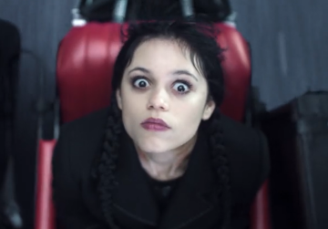 Дженна Ортега, кадр из сериала "Уэнсдей"