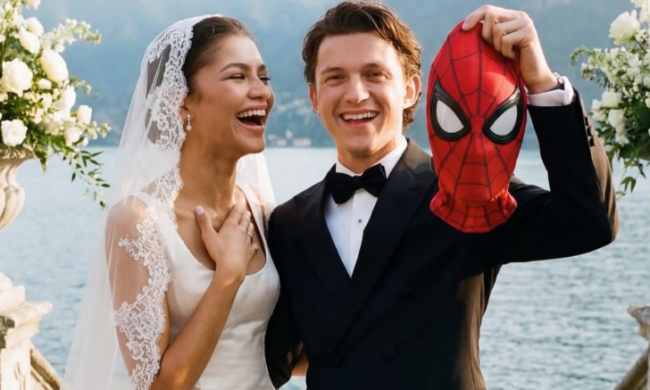 Фото со "свадьбы" Зендеи и Тома Холланда