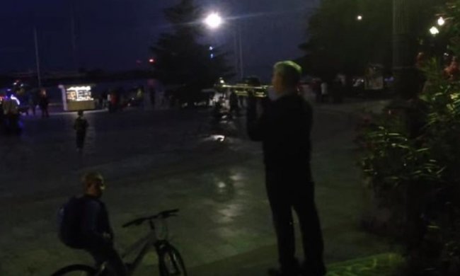 Гимн Украины сыграли на набережной в оккупированном Крыму (видео)