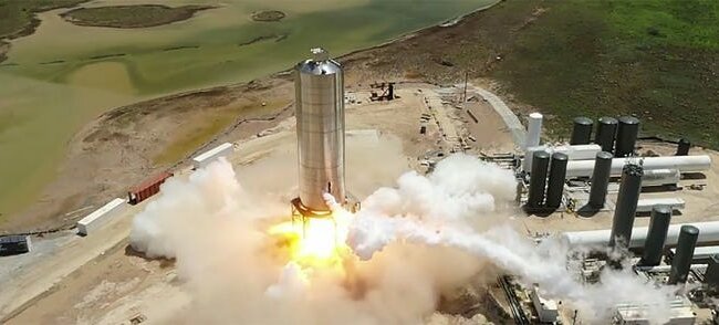 Взлет ракеты SpaceX