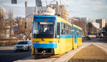 Ремонт трамвайних колій у Києві