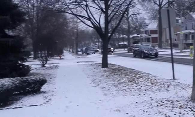 Погода взимку, скріншот: YouTube