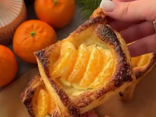 Слойки з мандарином, кадр з відео