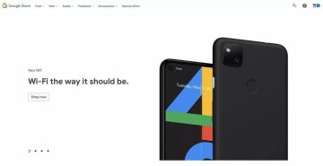 Pixel 4A, скриншот с сайта Google