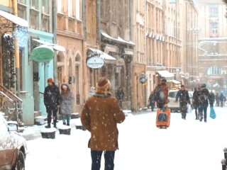 Зимний Львов, фото: скриншот из видео