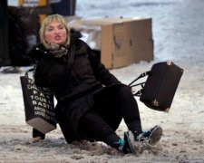 Як корова на льоду: українських політиків кинули на ожеледицю