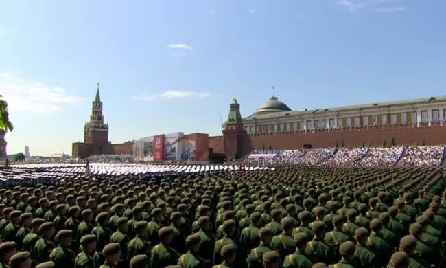 Военный парад в москве, фото: скриншот из видео