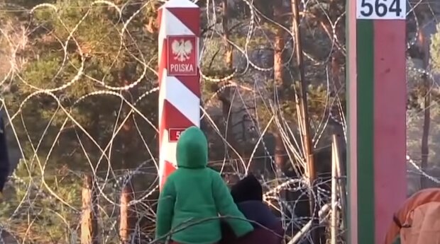 Граница с Польшей, скриншот: Youtube